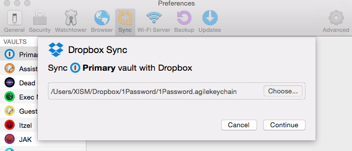 dropbox sync desktop