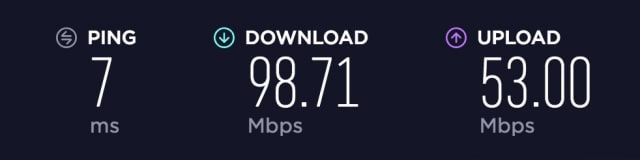 speed before switching to vpn