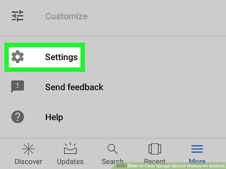 goole app customize settings android