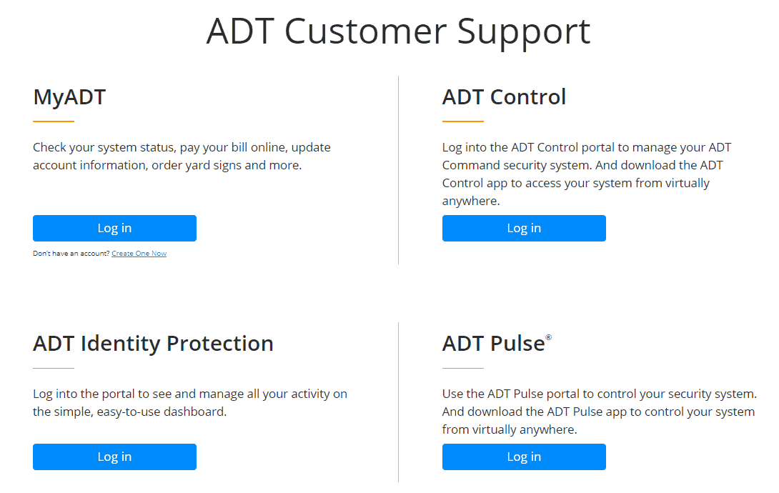 ADT customer support