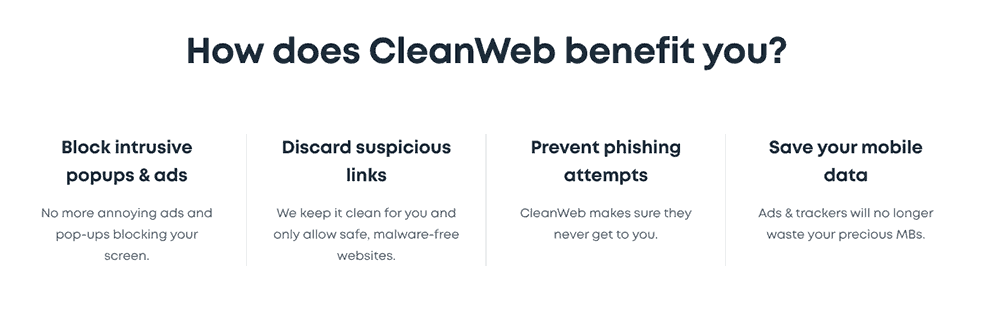 Cleanweb benefits