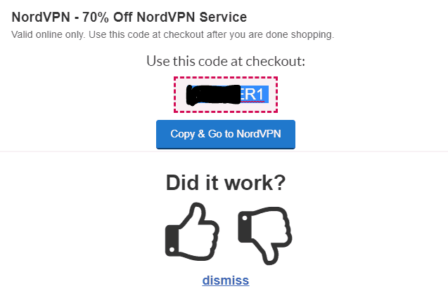 Fake NordVPN Deal Sample