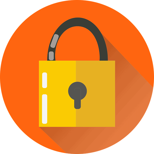 orange lock